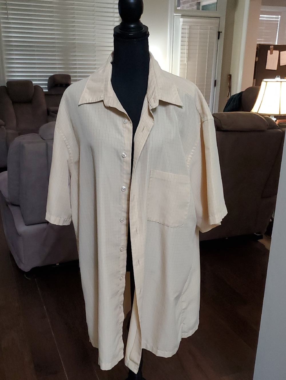 Van Heusen yellow Short Sleeve Button-Down Shirt